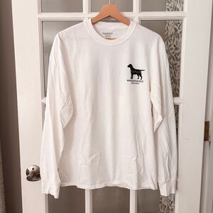 MARGARITAVILLE Long Sleeve Dog Graphic T-Shirt Sz M